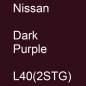 Preview: Nissan, Dark Purple, L40(2STG).